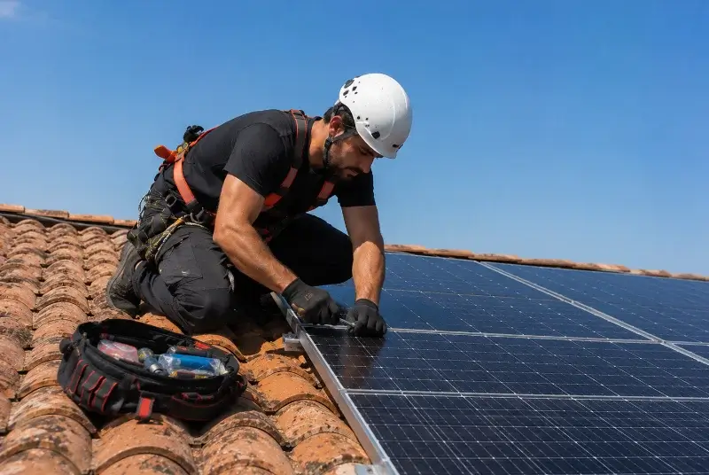 Maintenance et monitoring de panneaux solaires à Saint-Michel-Chef-Chef